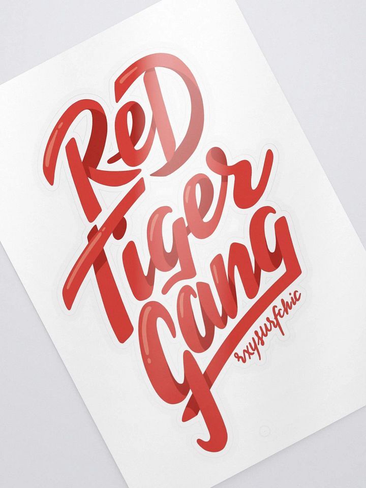 Red Tiger Gang - Kiss Cut Sticker product image (2)
