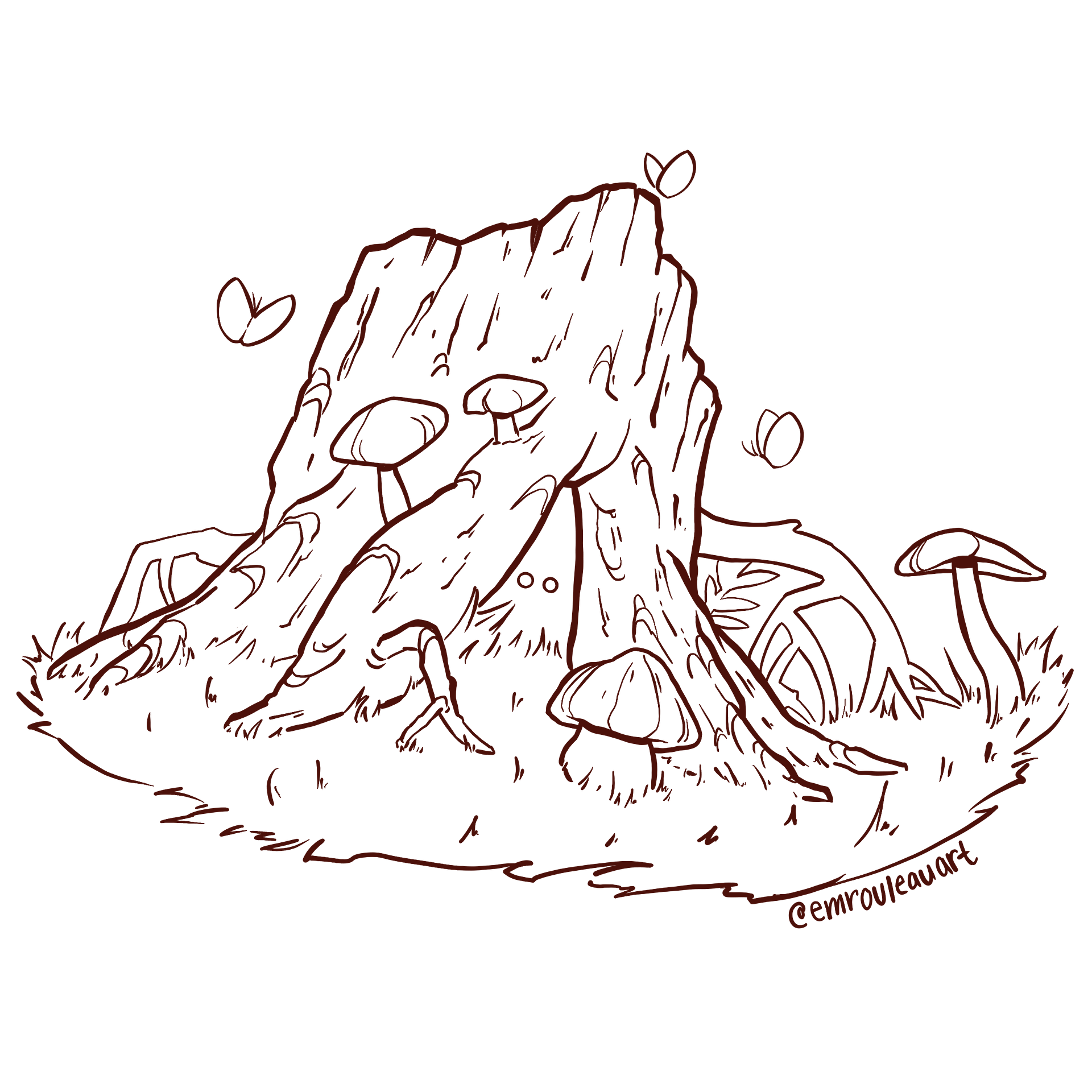 Boggy Log Colouring Page Download product image (1)
