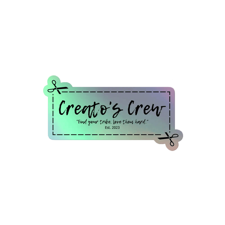 Crew Holographic Logo Sticker product image (2)