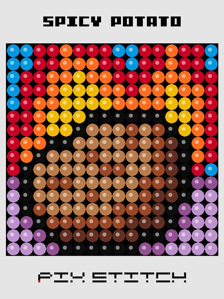 Spicy Potato Pixel Art product image (1)