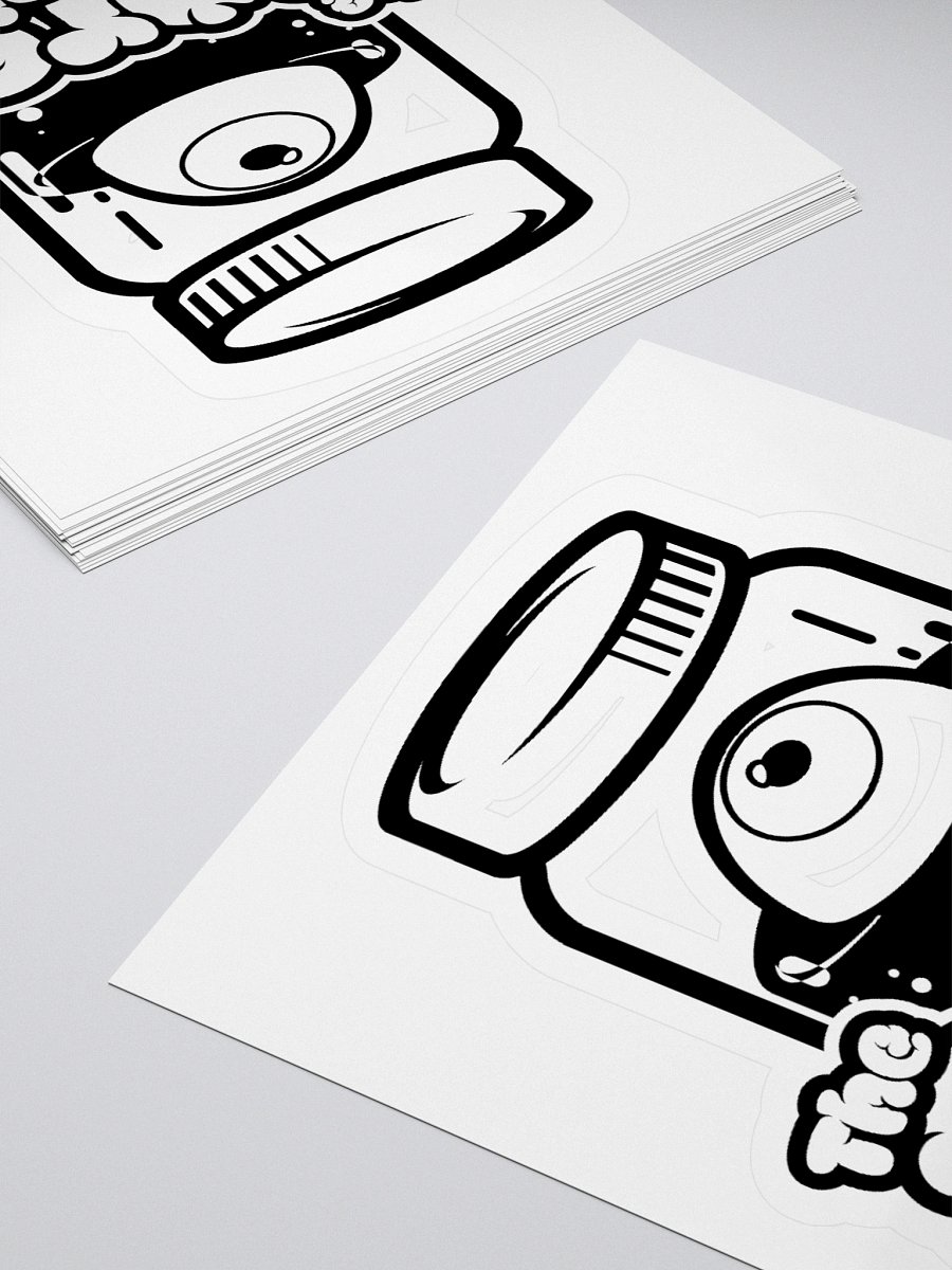 Full Logo B+W - Kiss Cut Stickers product image (12)