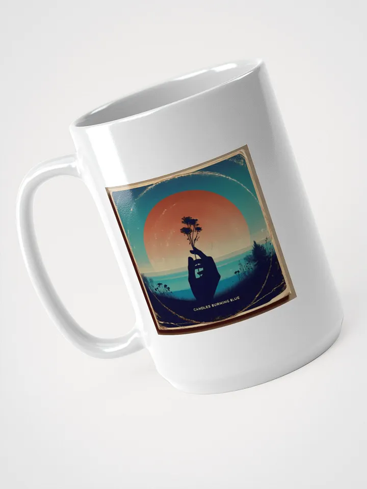 CANDLES burning blue mug product image (1)