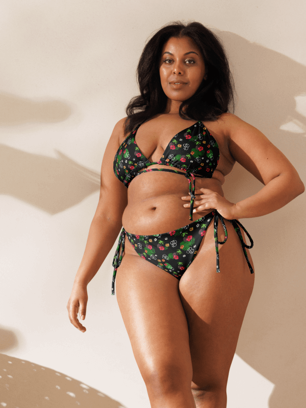 Tropical Bikini in Black product image (5)
