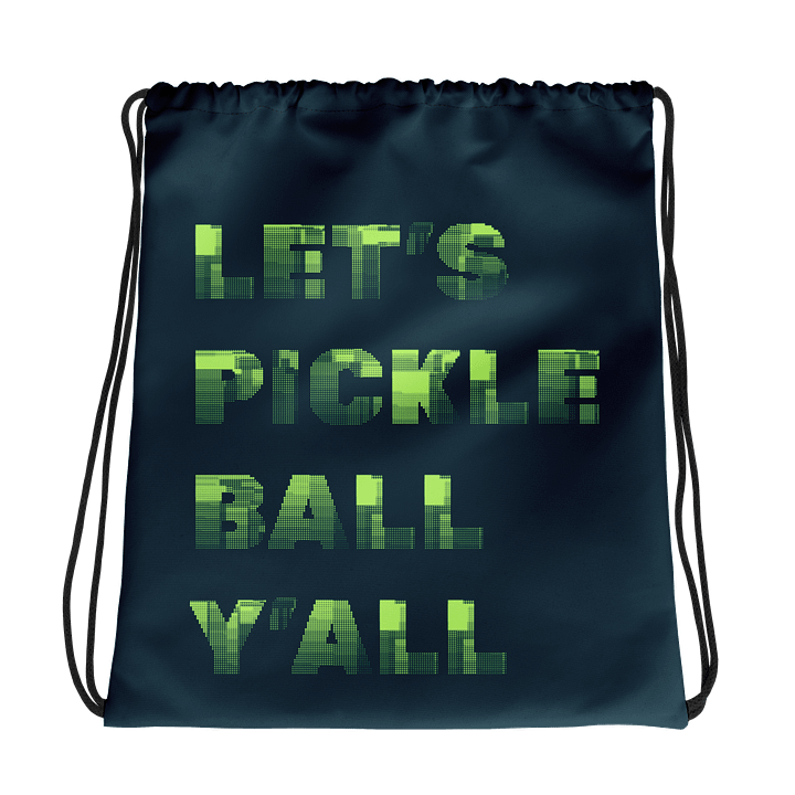 Pickleball Y'all Drawstring Bag product image (1)