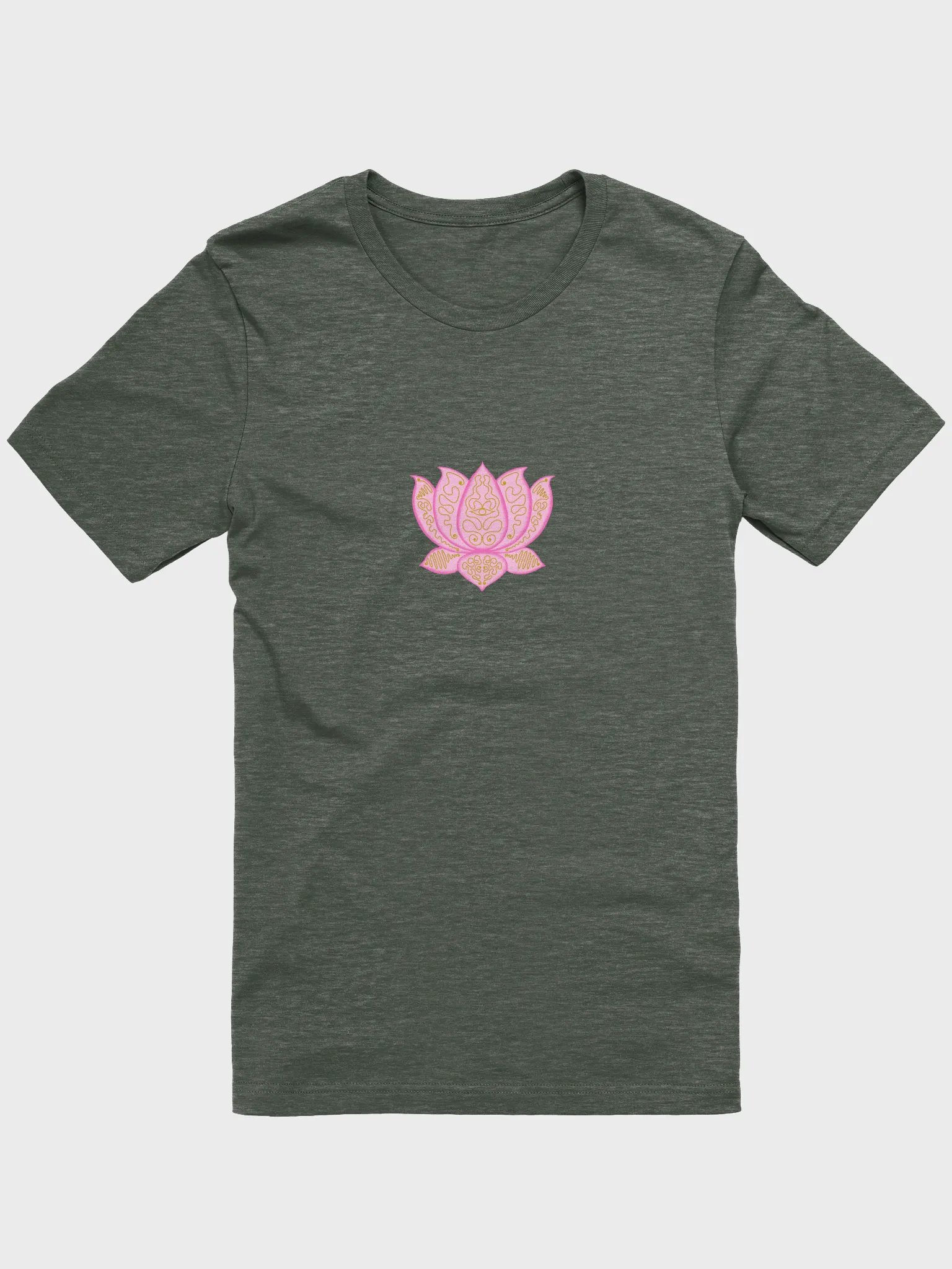Lotus Harmony: Stylized Floral T-Shirt product image (1)