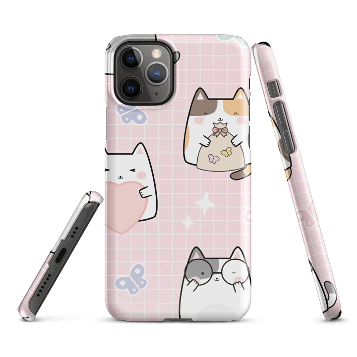 Whimsical Cats Snap Case product image (1)