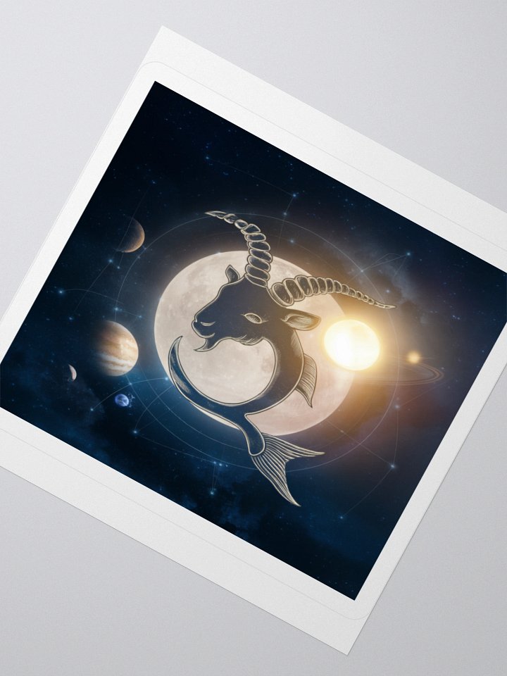 Capricorn Celestial Sign Sticker product image (6)