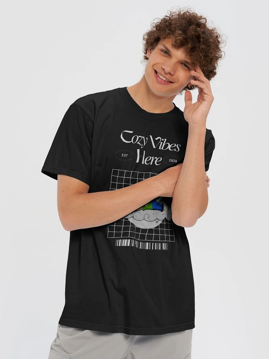 Cozy Vibes Here Shirt (Black Edition) product image (5)