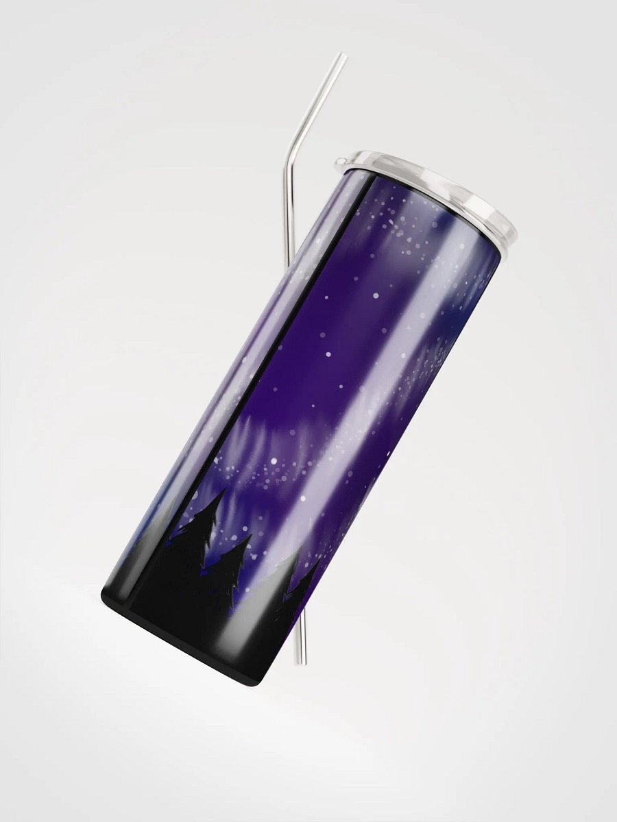 Drippy Moon Stainless Steel Tumbler Cup w/Straw product image (4)