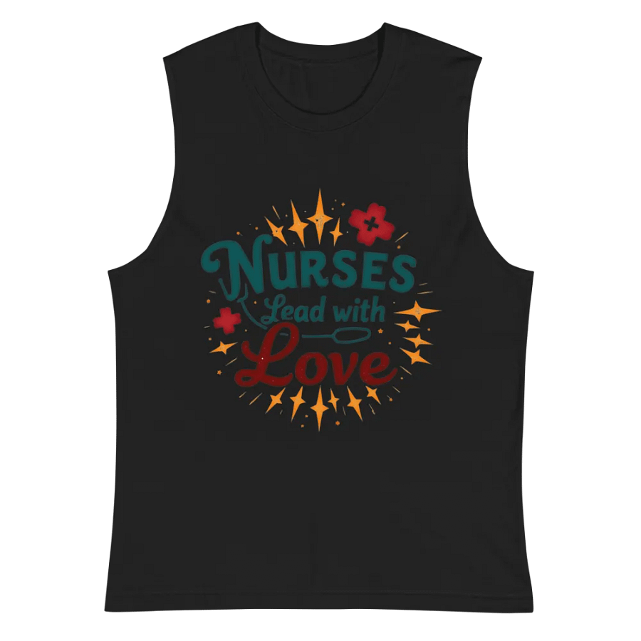Love-Leading Nurses Muscle Tank product image (3)