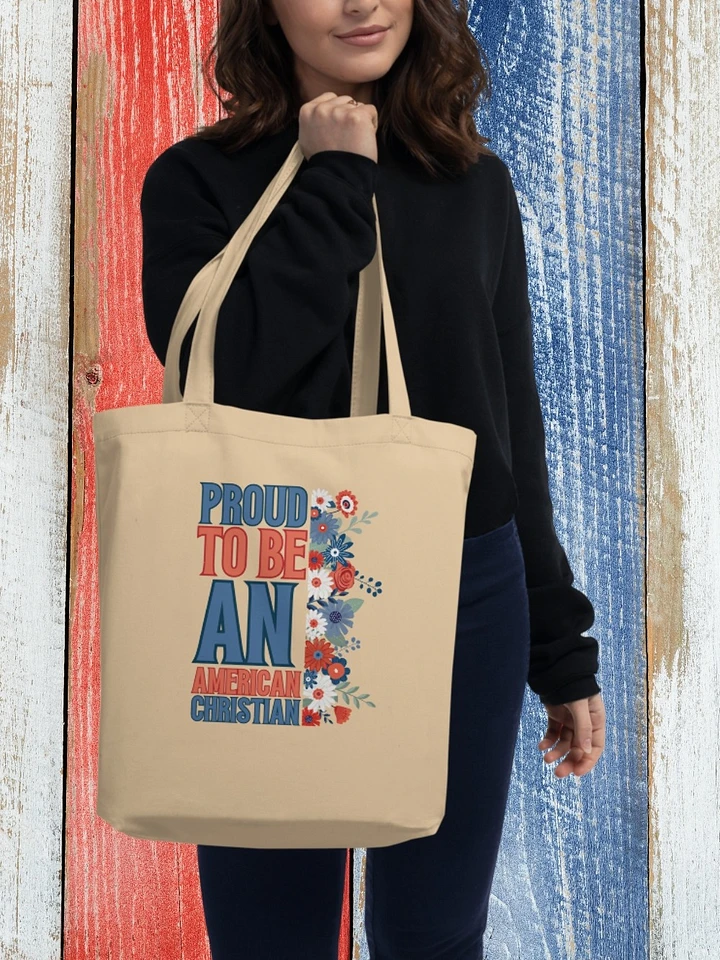 Proud To Be An American Christian Tote Bag product image (1)