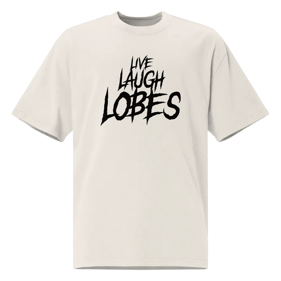 LIVE LAUGH LOBES 🐰 oversized tee product image (1)