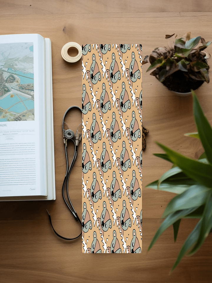 Cute Cartoon Hedgehog Pattern Laminated Bookmark with Tassel for the Rodent Loving Book Reader in Your Life product image (1)