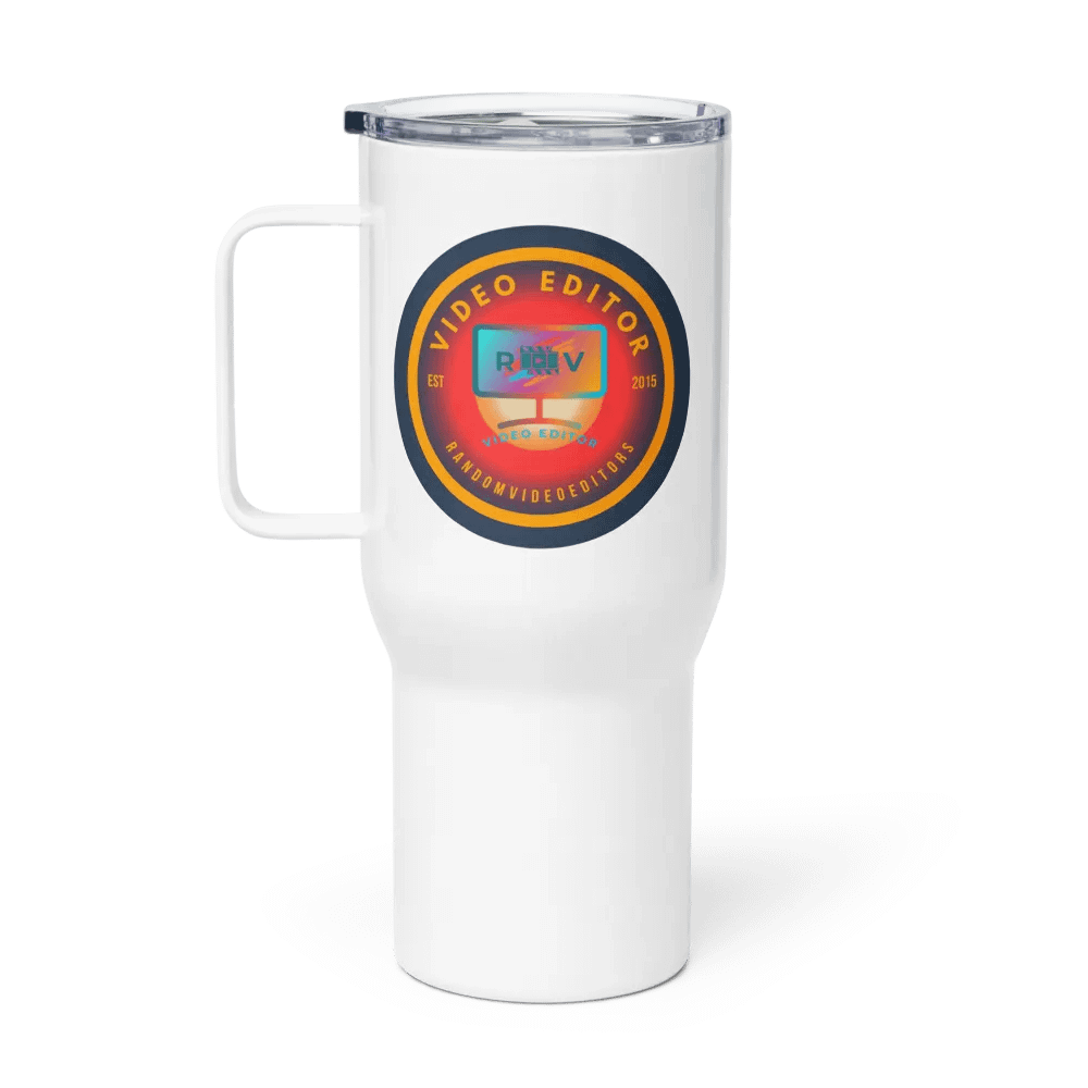 RandomVideoEditors Emblem Stainless Steel Travel Mug V2 product image (1)