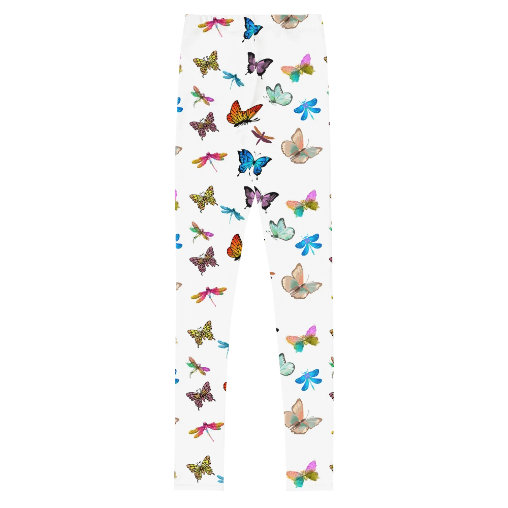 Trendy butterflies Youth Leggings product image (2)