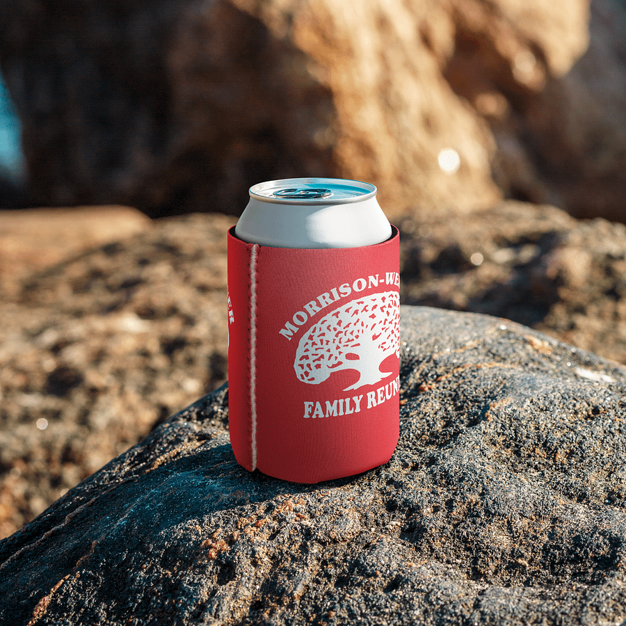 "Morrison-Werner Family Tree" Can Coozie (Red) product image (7)