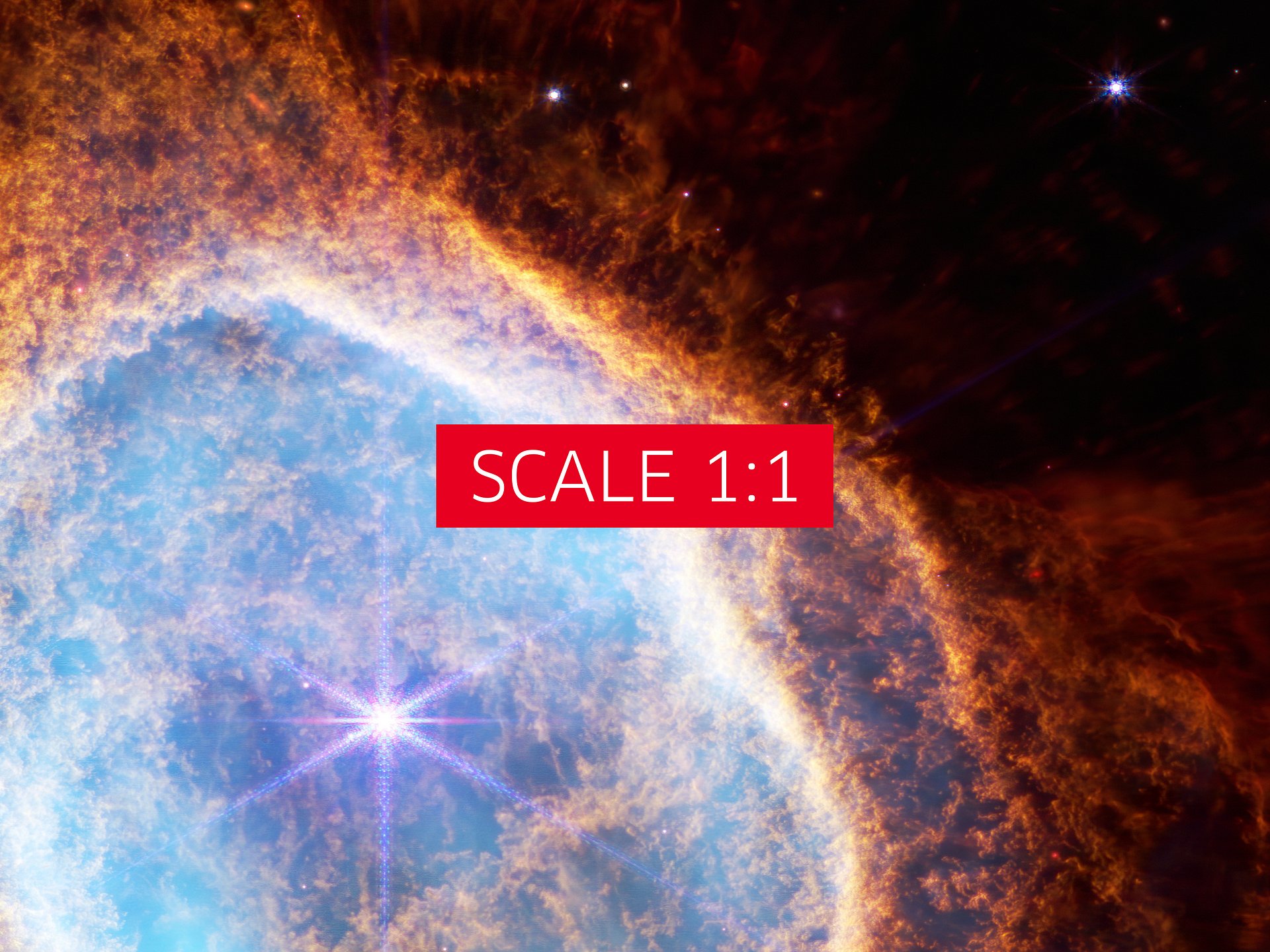 Southern Ring Nebula, NGC 3132 (James Webb/JWST) — space poster, science poster product image (6)