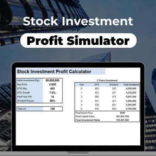 Stock Investment Profit Simulation Template product image (1)