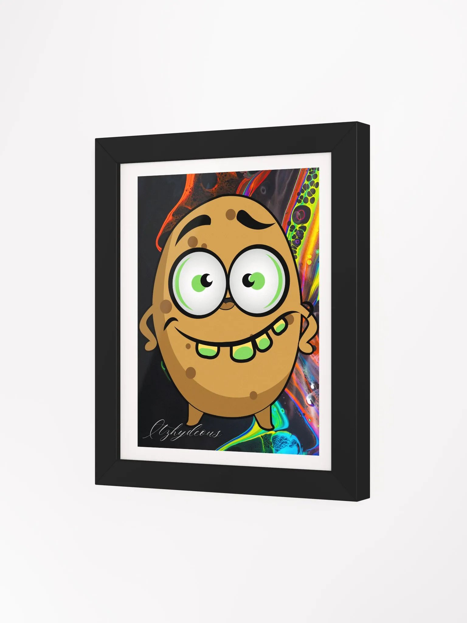 Whimsical Grin Framed Poster product image (3)