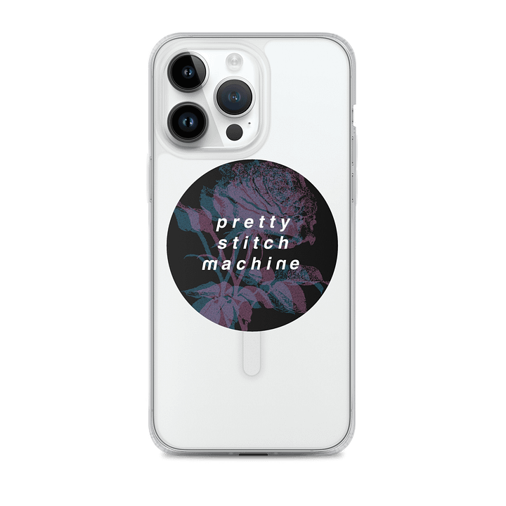 prettystitchmachine Round Logo MagSafe iPhone Case product image (2)