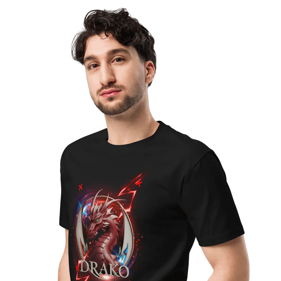 DRAKO Fire Dragon Unisex T-Shirt product image (4)