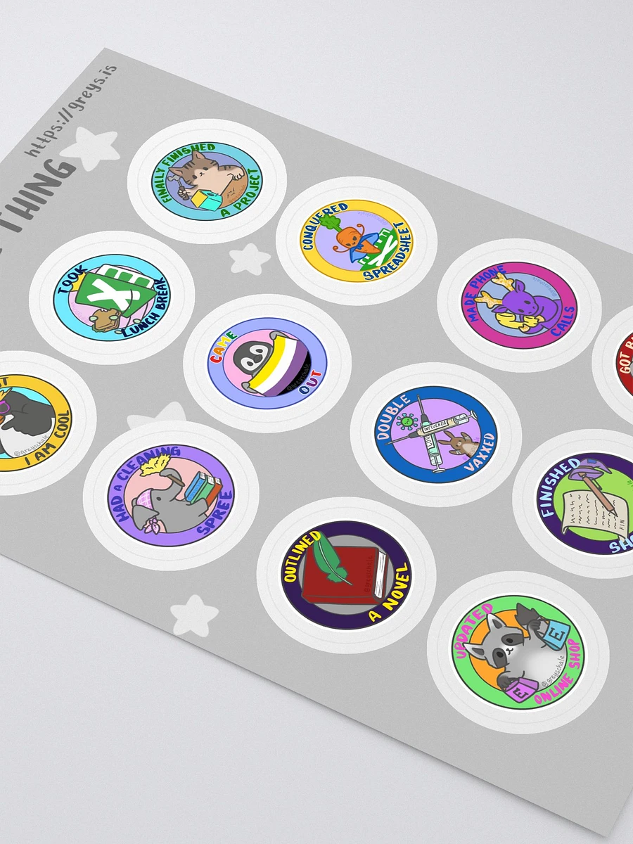 Did The Thing Sticker Sheet pt 3 product image (2)