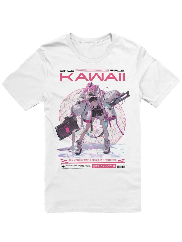 Kawaii Japan Anime Girl Y2K Tee Futuristic Fashion Waifu product image (1)