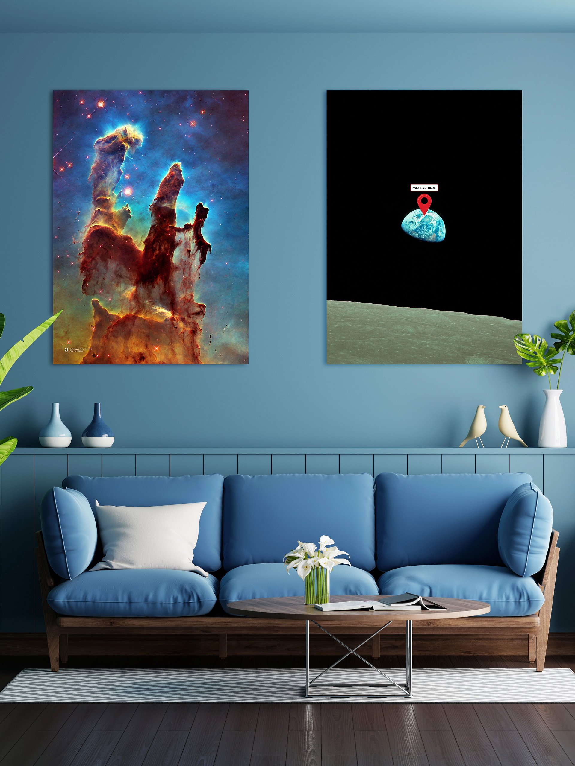 The Pillars of Creation. Eagle Nebula (M16, NGC 6611), NASA Hubble Space Telescope — Hi-Res Space poster, science poster, space photo product image (26)