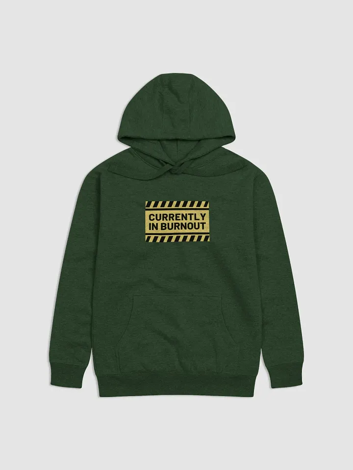 CURRENTLY IN BURNOUT printed heavyweight hoodie product image (2)