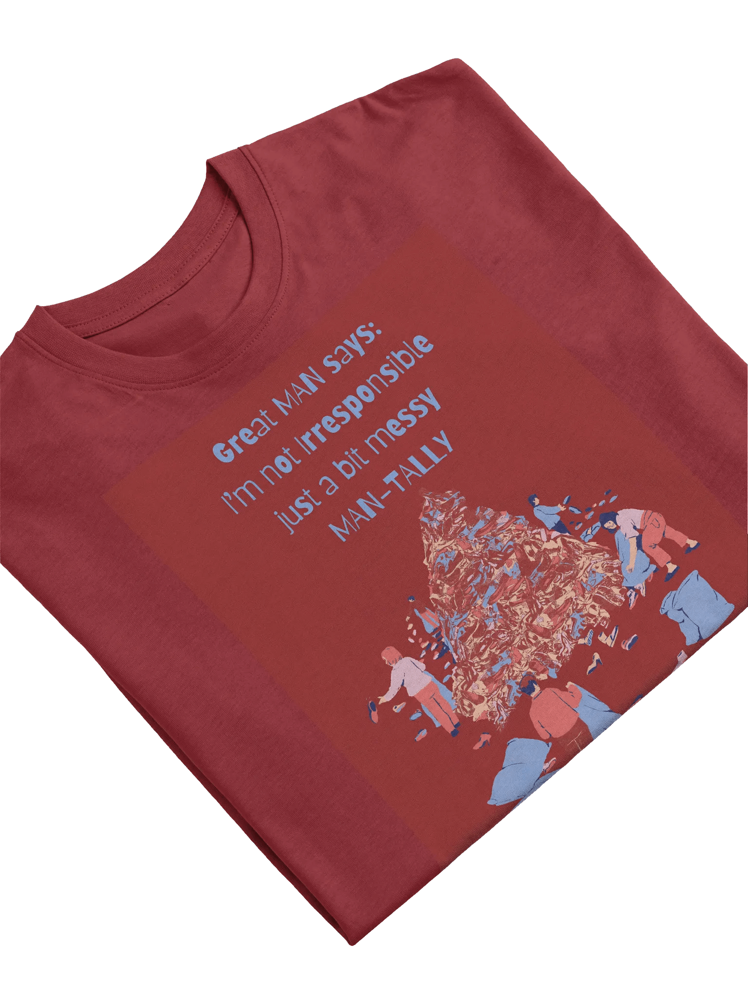 Mantall Maroon T-shirt product image (5)