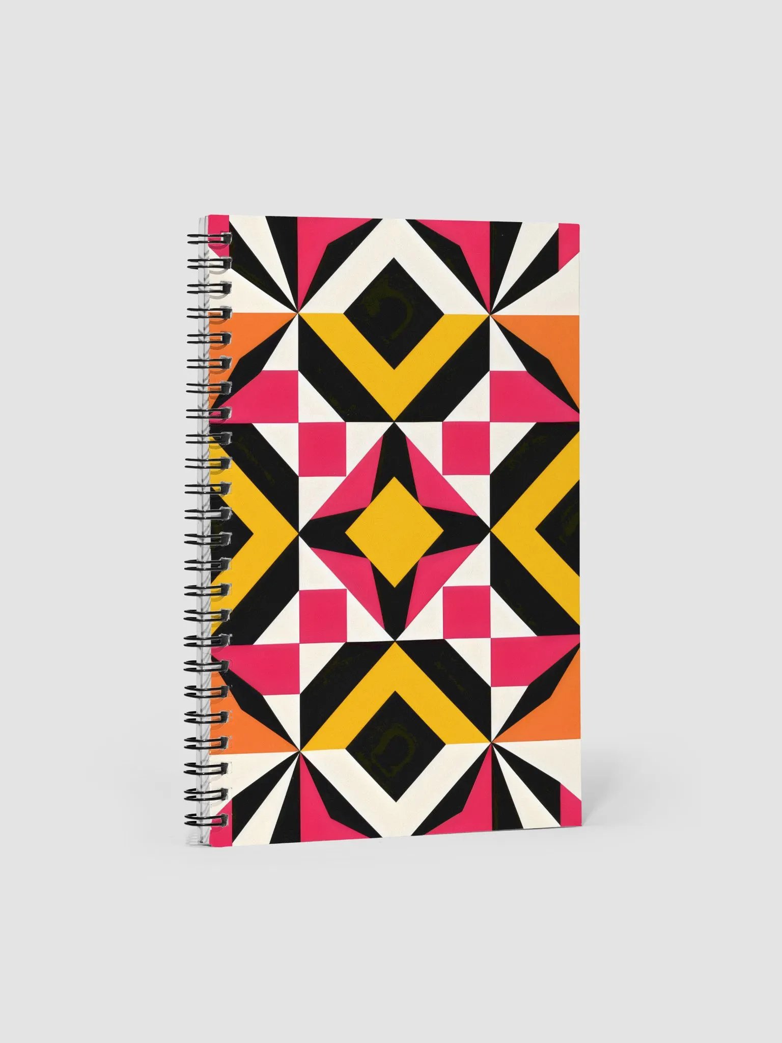 Geometric Harmony Spiral Notebook product image (1)
