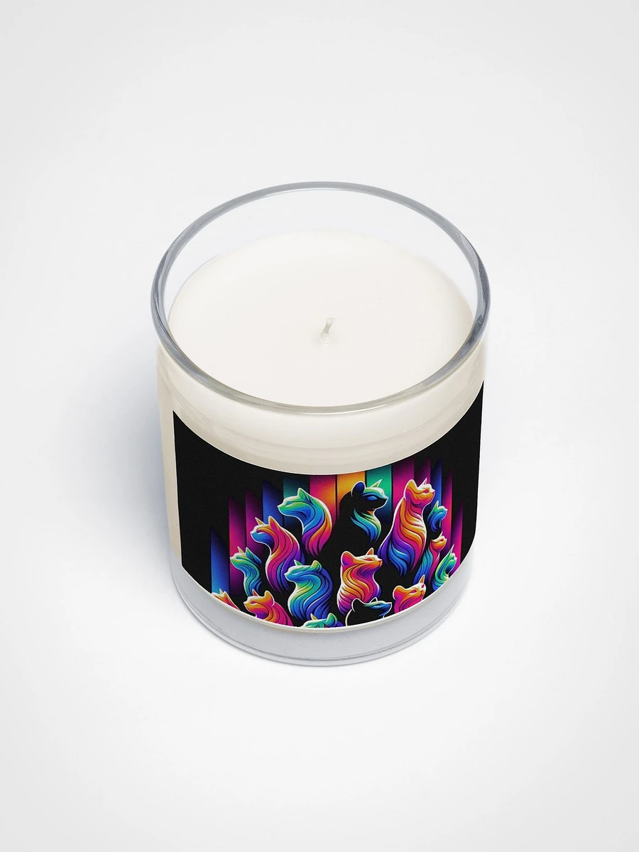 Soy Wax Candle In A Clear Glass Jar product image (3)