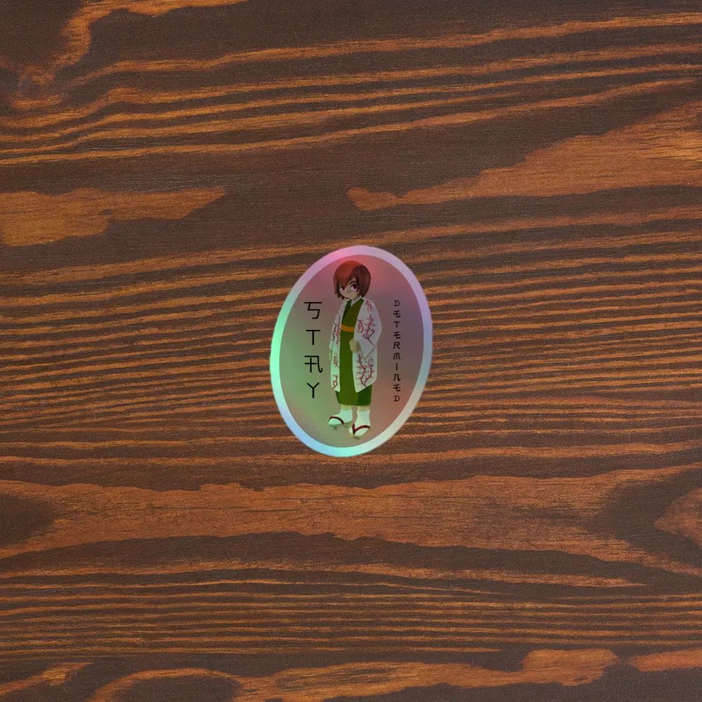 Japanese Style Chara - Holographic Sticker product image (3)