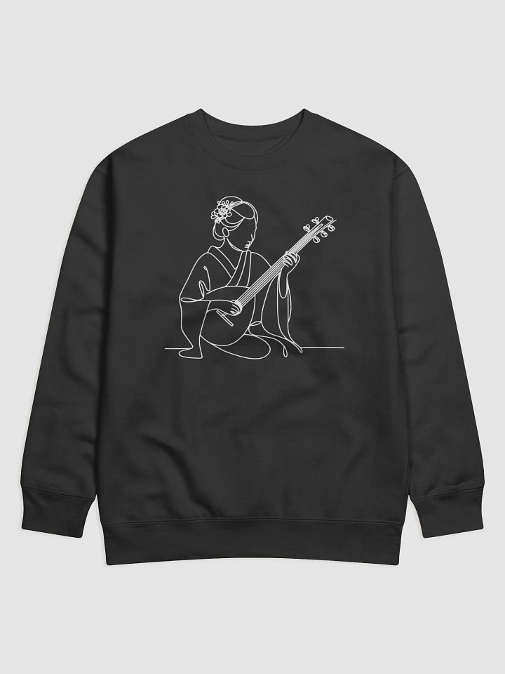 Japanese Geisha Line Art Serenade Sweatshirt product image (17)