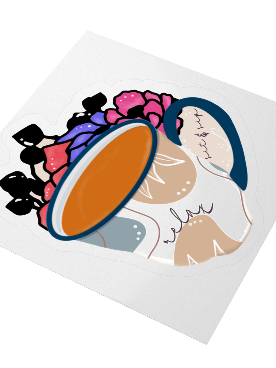 Sit and Sip Sticker product image (3)