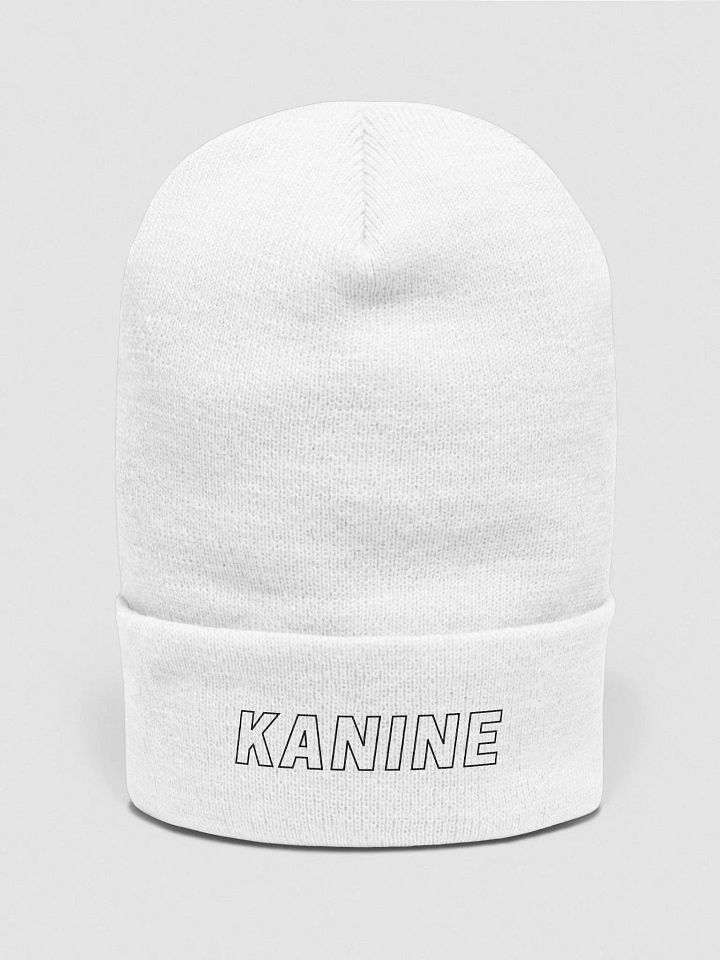 Kanine Black Text Beanie product image (2)