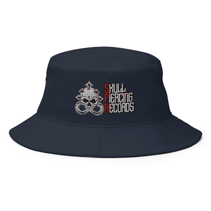 Skull Piercing Records Bucket Hat (Black Logo) product image (1)