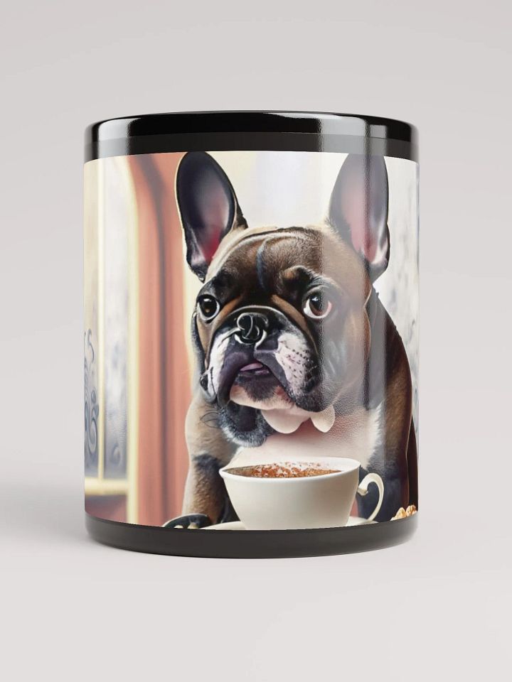 Coffee Break: Black Glossy Mug for Dog Lovers product image (1)