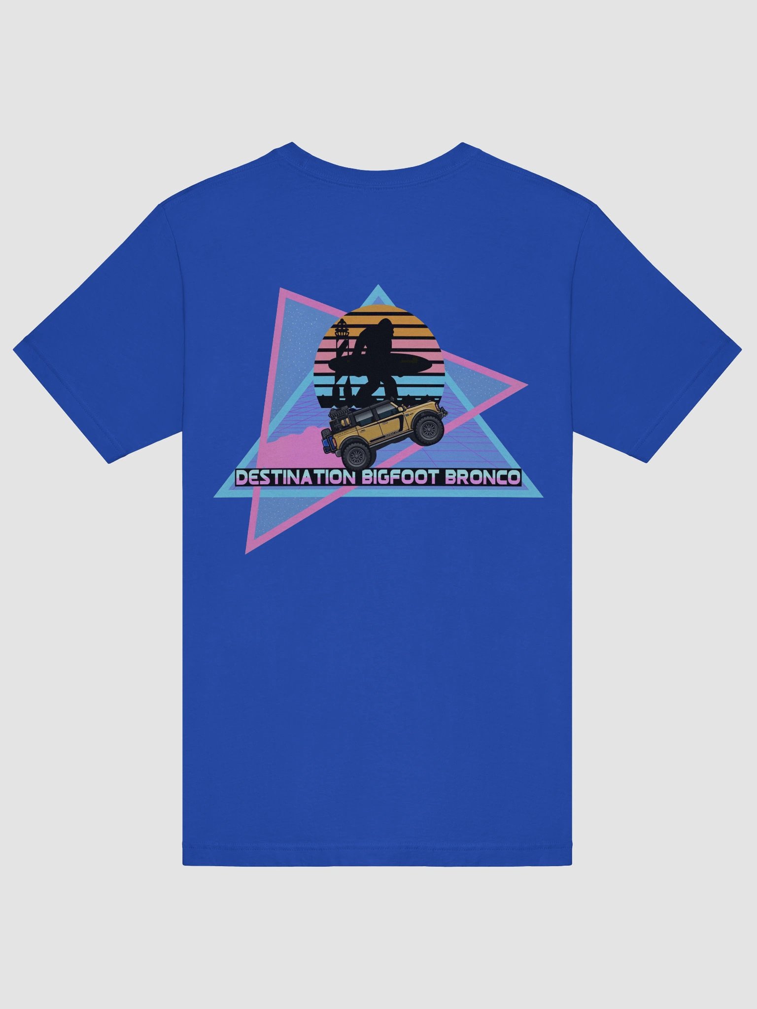 JC Edition Destination Bigfoot Bronco Retro-Inspired T-Shirt (Blue) product image (6)