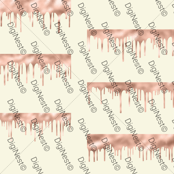 Elevate Your Designs with Our Rose Gold Drip Collection product image (3)