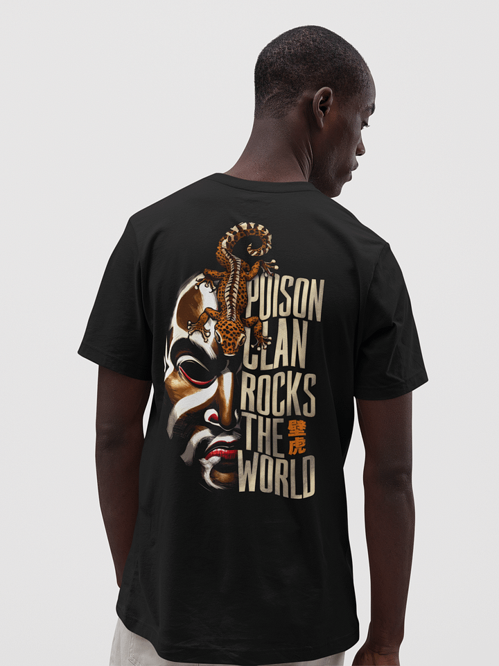 🏷️ Poison Clan Lizard Style – Back Print Martial Arts Tee product image (1)
