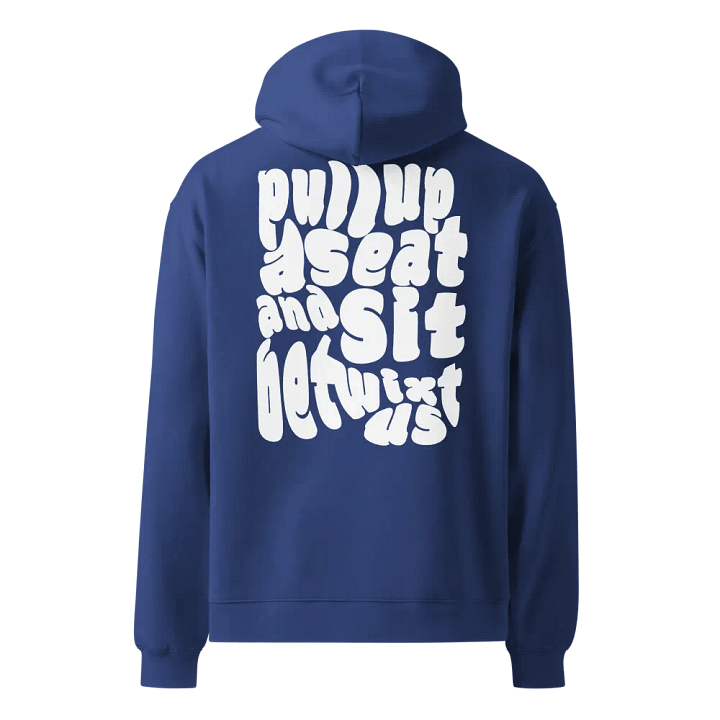 Bextwixt Oversized Hoodie Back Graphic White Text product image (2)