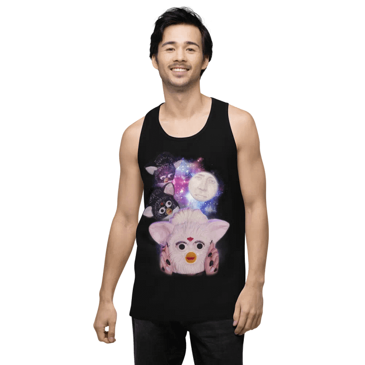 3 Furby's and a NicolasMoon ▪ Men's Tank Top product image (10)
