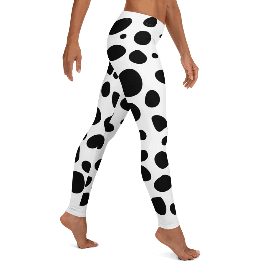 Dalmation Print Leggings – Soft, Stretchy, and Comfortable with Customizable Surface product image (11)
