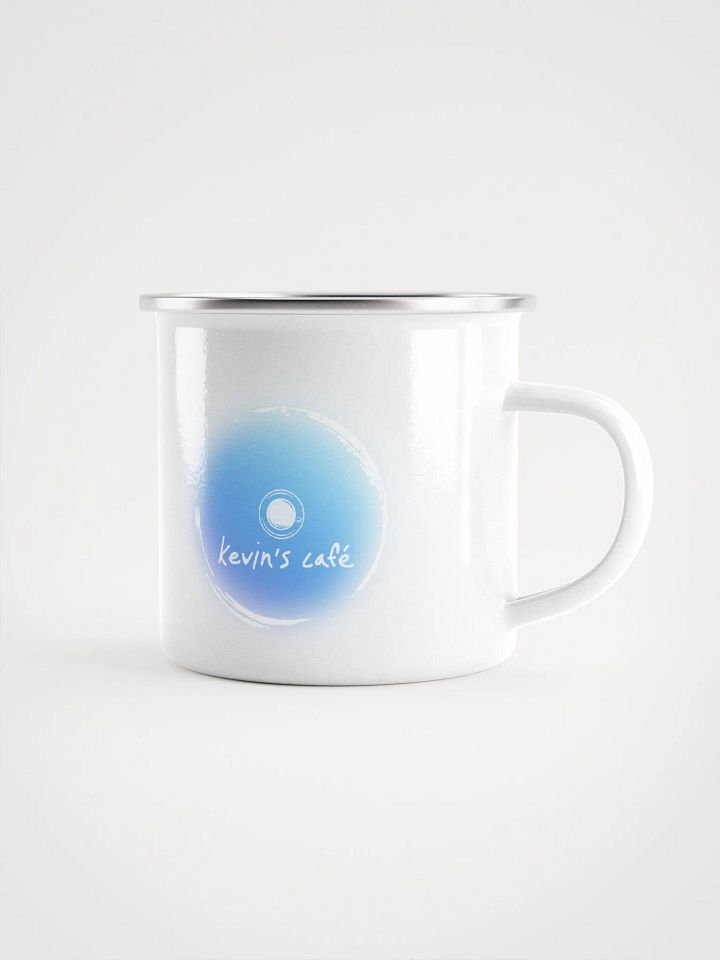 Kevin's Café Enamel Mug product image (1)