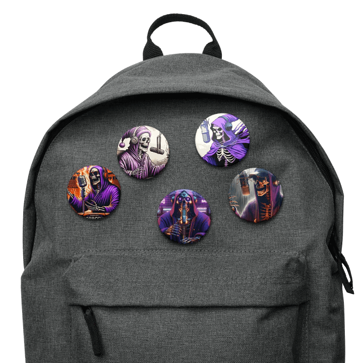 Morbid Set of 5 Pin Buttons product image (2)