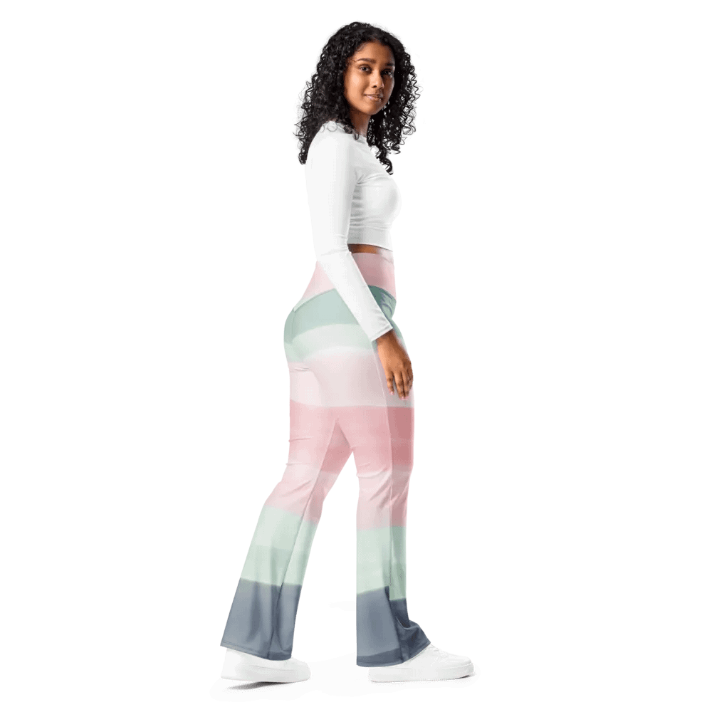 YesYes Pastel Flare Leggings product image (6)