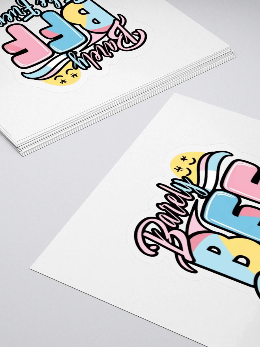 BFF - Barely Fake Friends sticker product image (4)
