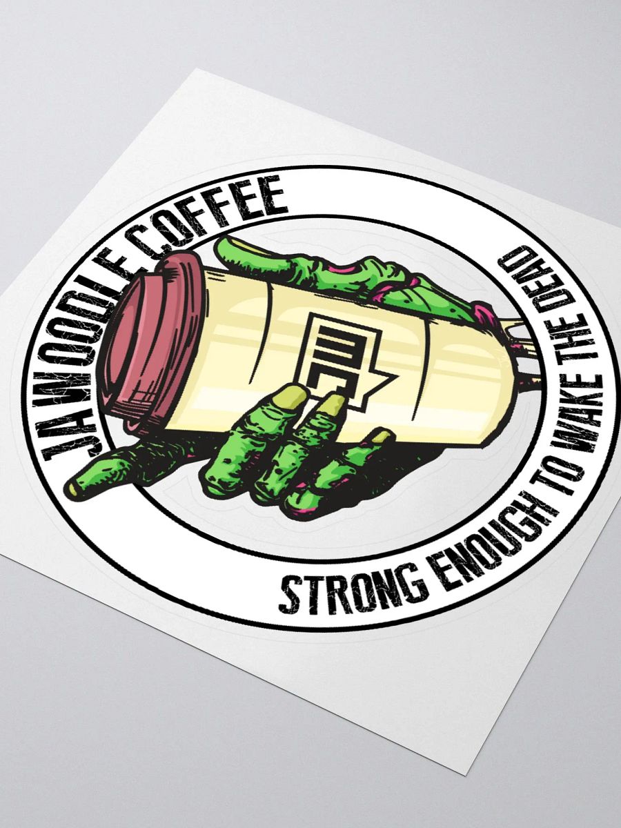 JaWoodle Coffee Full Sticker product image (3)