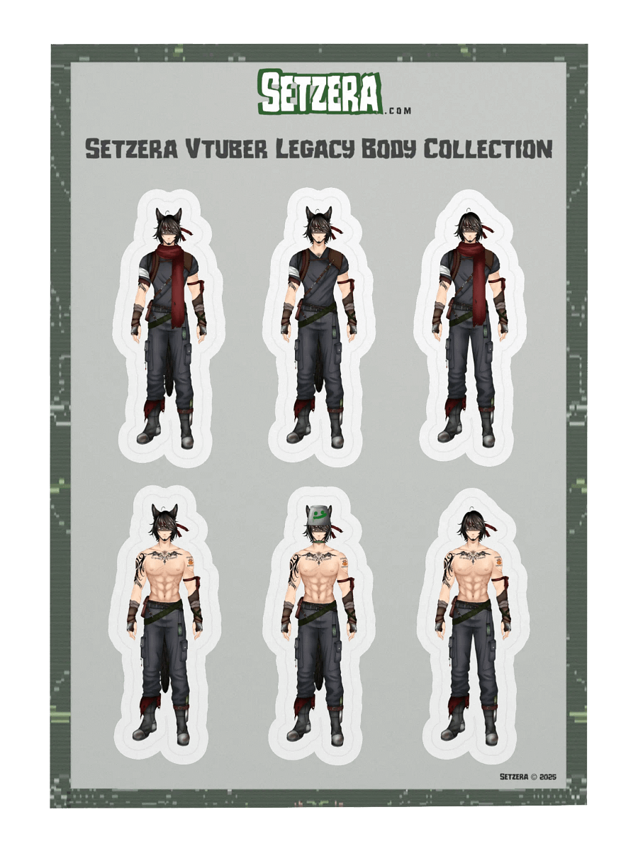 2024 VTuber Legacy Body Collection Sticker Pack product image (1)